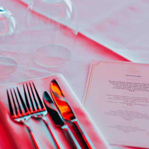 menukaart dine on water